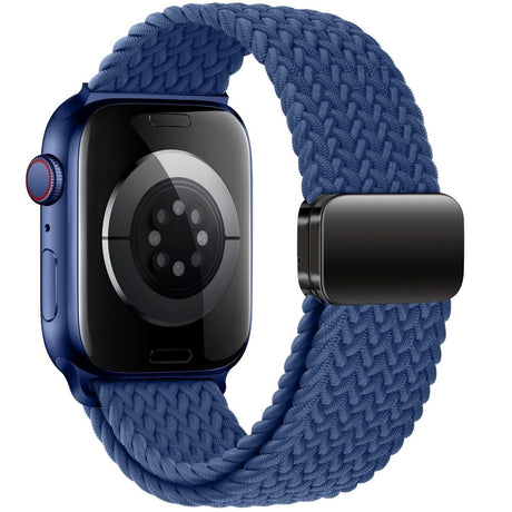 Apple Watch (42/44/SE/45/46/49 mm) Tech-Protect NylonMag-rem - mørkeblå