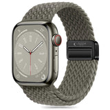 Apple Watch (42/44/SE/45/46/49 mm) Tech-Protect NylonMag-rem - grågrønn