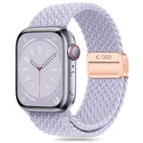 Apple Watch (38/40/SE/41/42 mm) Tech-Protect NylonMag-rem - lilla