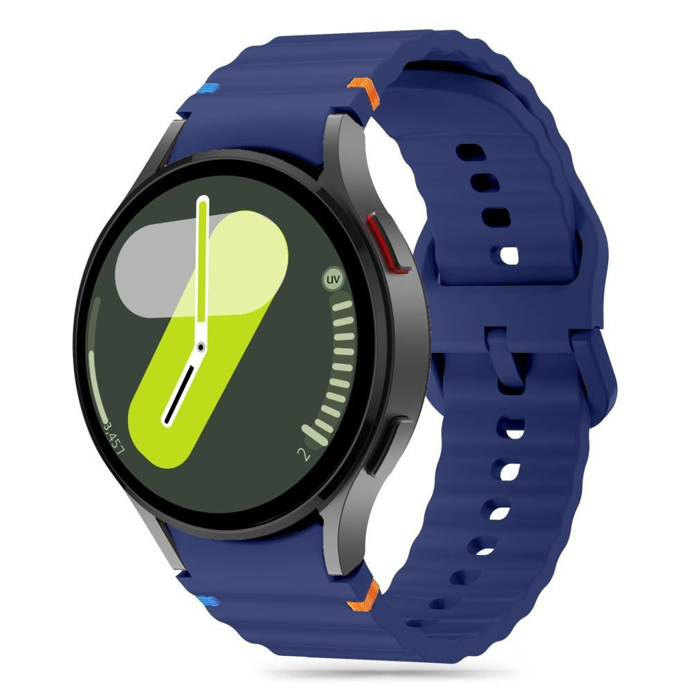 Samsung Galaxy Watch 4 / 5 / 6 / 7 / FE Tech-Protect silikon sportsrem - mørkeblå