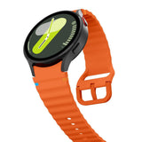 Samsung Galaxy Watch 4 / 5 / 6 / 7 / FE Tech-Protect silikon sportsrem - oransje
