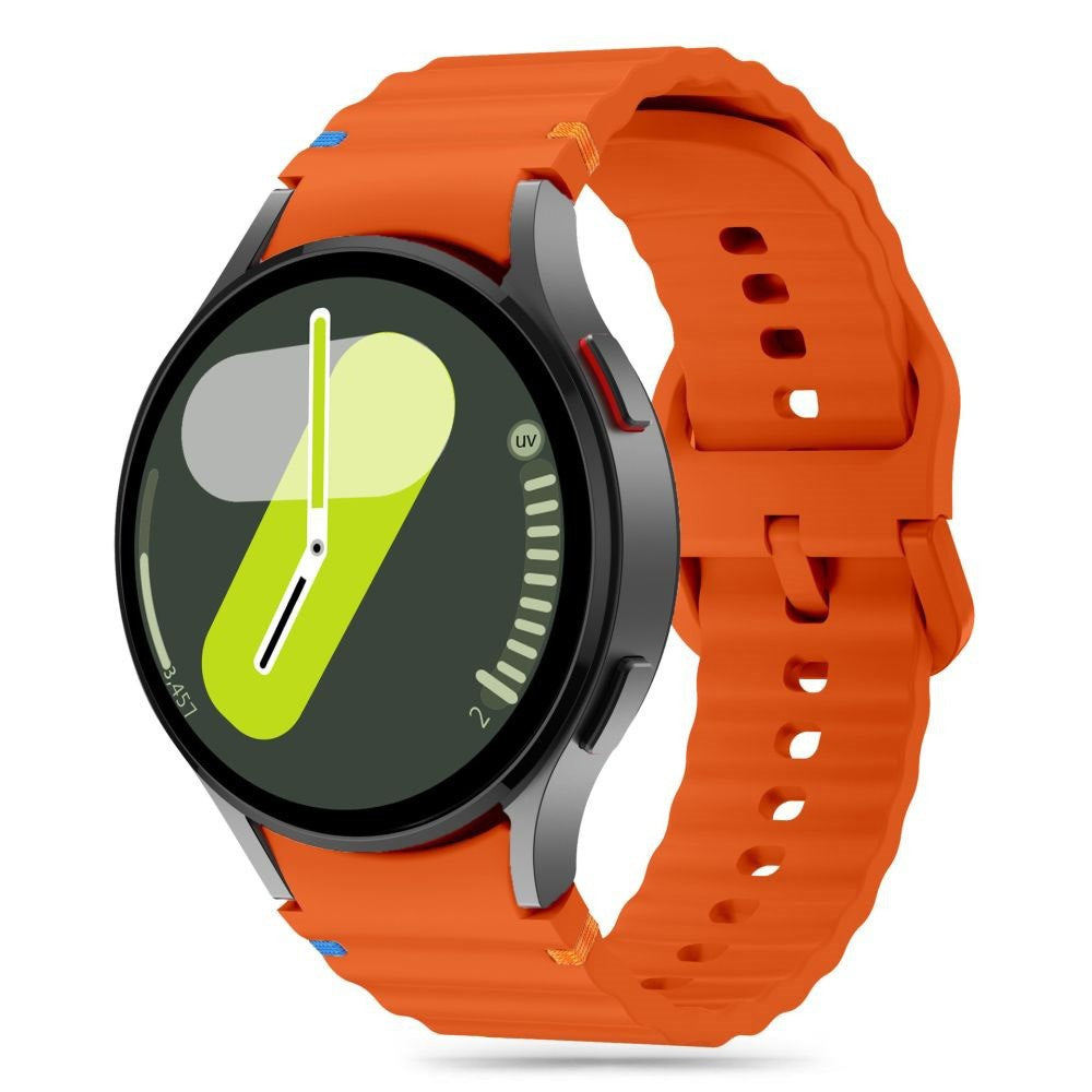 Samsung Galaxy Watch 4 / 5 / 6 / 7 / FE Tech-Protect silikon sportsrem - oransje