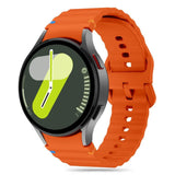 Samsung Galaxy Watch 4 / 5 / 6 / 7 / FE Tech-Protect silikon sportsrem - oransje
