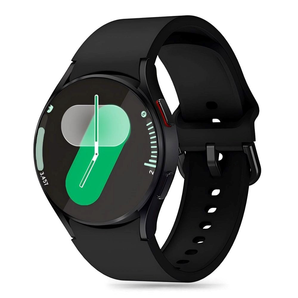 Samsung Galaxy Watch 4 / 5 / 6 / 7 / FE Tech-Protect Silikonstropp - Svart