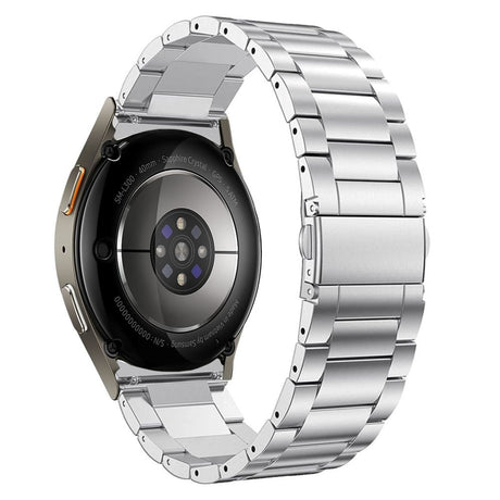 Samsung Galaxy Watch 4 / 5 / 6 / 7 / FE Tech-Protect rustfri stropp - sølv