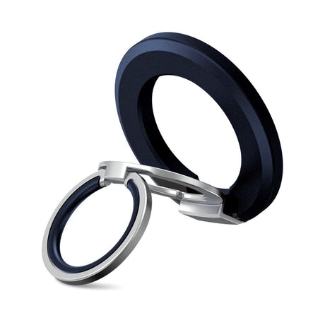 Tech-Protect Magnetisk Finger Ring - Mobil - MagSafe Kompatibel - Mørkeblå