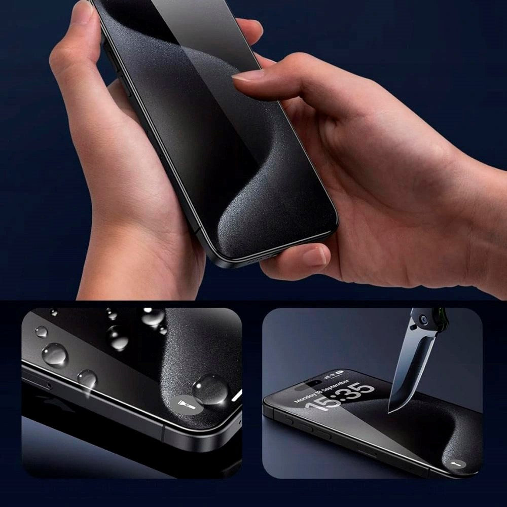 Tech-Protect - iPhone Air - Glass Fit+ Skærmbeskyttelsesglas - 2 stk - Gennemsigtig