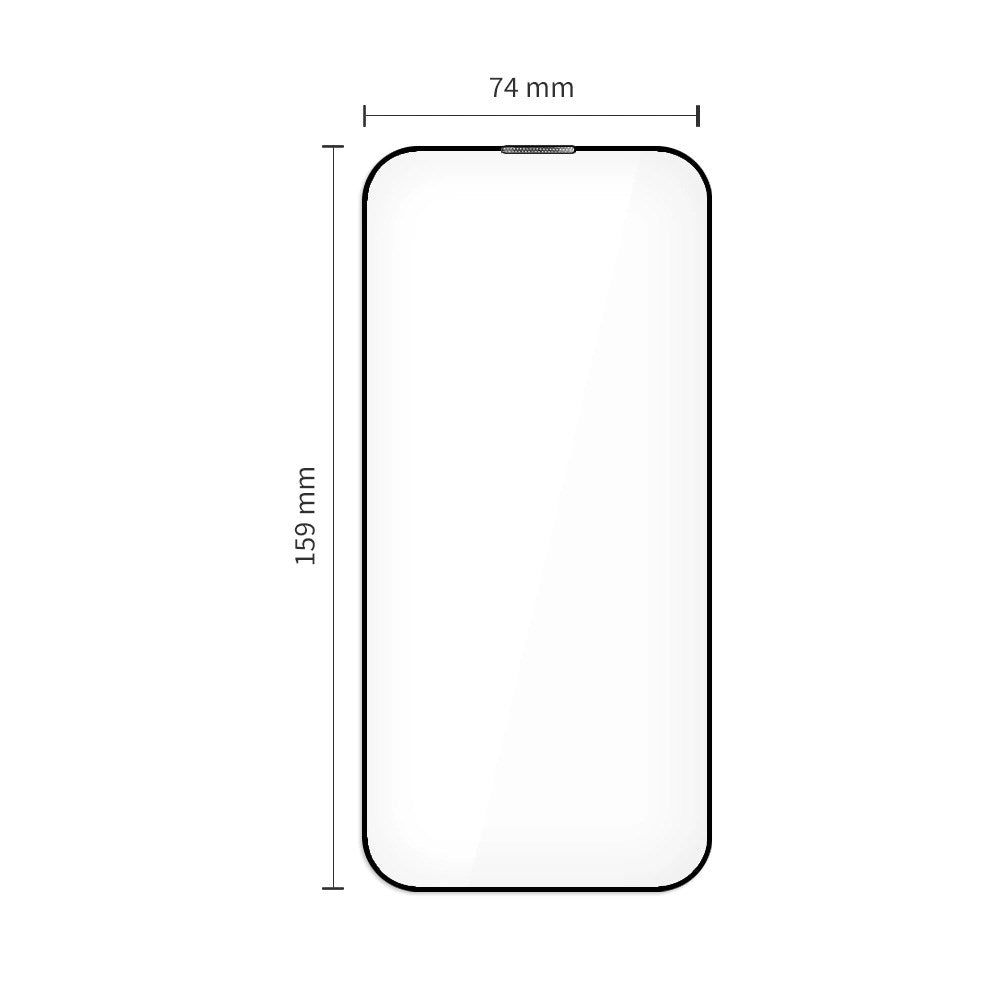 Tech-Protect - iPhone 17 Pro Max - Quick Set+ Skærmbeskyttelsesglas - 2 stk - Gennemsigtig / Sort Kant