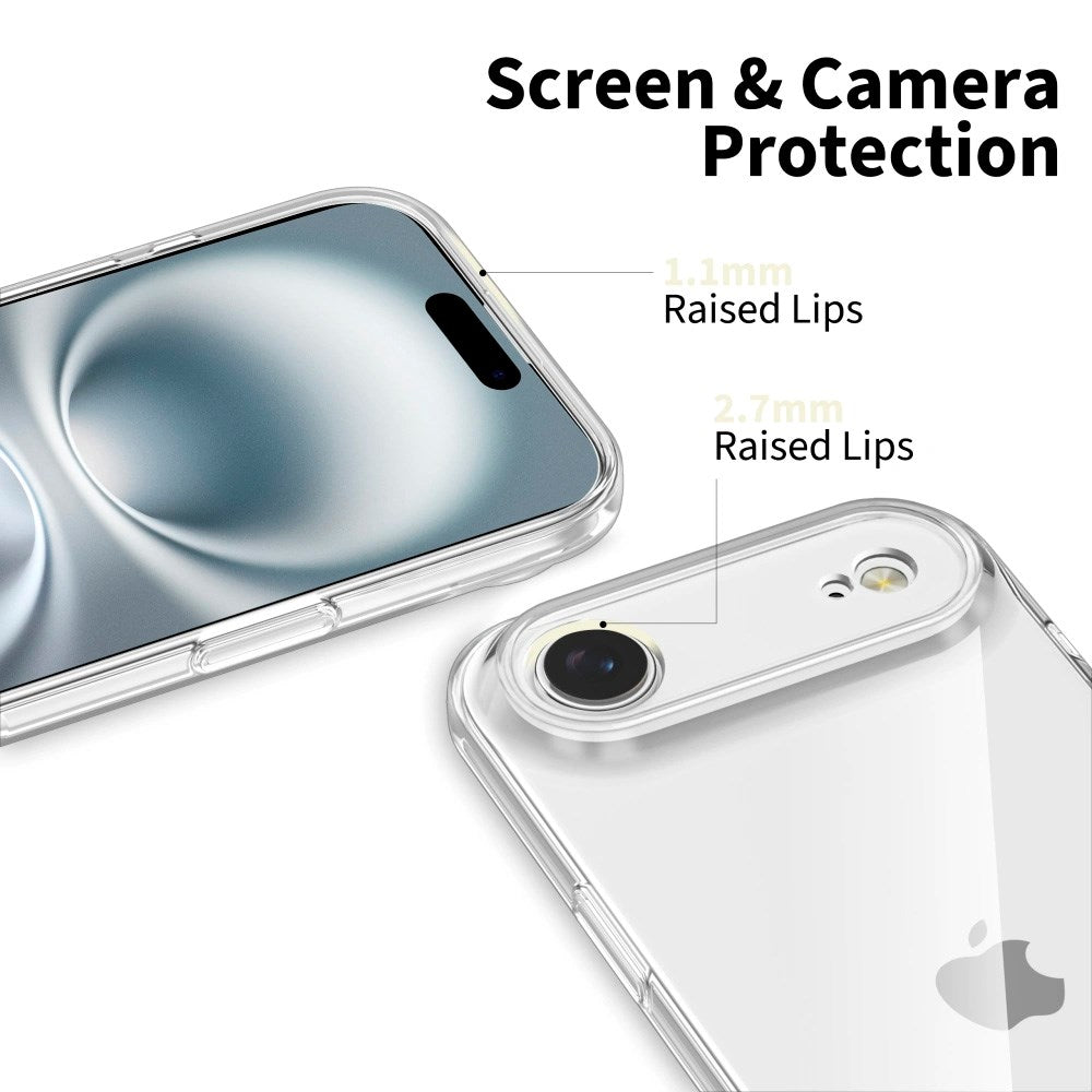 Tech-Protect - iPhone Air - Flexair Fleksibel Plast Cover - Gennemsigtig