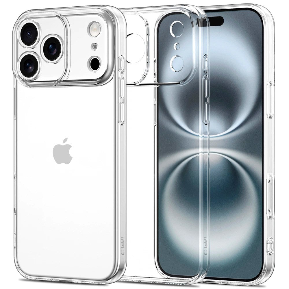 Tech-Protect - iPhone 17 Pro - Flexair Fleksibel Plast Cover - Gennemsigtig