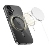 Tech-Protect iPhone 17 MagFlex Cover - MagSafe Kompatibel - Sort / Gennemsigtig