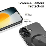 Tech-Protect iPhone 17 MagFlex Cover - MagSafe Kompatibel - Sort / Gennemsigtig