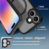 Tech-Protect - iPhone 17 - BasicMag Hybrid Cover - MagSafe Kompatibel - Mat Sort