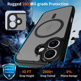 Tech-Protect - iPhone 17 - BasicMag Hybrid Cover - MagSafe Kompatibel - Mat Sort