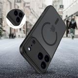 Tech-Protect iPhone 17 Pro Max BasicMag Hybrid Bagside Cover - MagSafe Kompatibel - Mat Sort