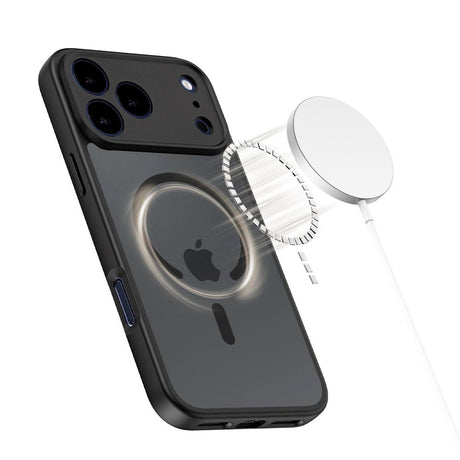 Tech-Protect iPhone 17 Pro Max BasicMag Hybrid Bagside Cover - MagSafe Kompatibel - Mat Sort