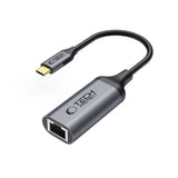 Tech-Protect USB-C til Ethernet RJ45 Ultraboost Adapter - 1000Mbps - Sort