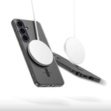 Samsung Galaxy S25 Tech-Protect MagSlim Bagside Cover - MagSafe Kompatibel - Mat Sort