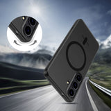 Samsung Galaxy S25 Tech-Protect MagSlim Bagside Cover - MagSafe Kompatibel - Mat Sort