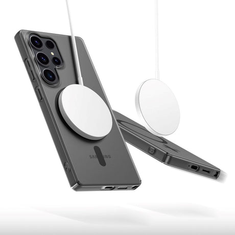 Samsung Galaxy S25 Ultra Tech-Protect MagSlim Bakdeksel - MagSafe-kompatibelt - Matt Svart