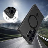 Samsung Galaxy S25 Ultra Tech-Protect MagSlim Bakdeksel - MagSafe-kompatibelt - Matt Svart