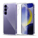 Samsung Galaxy S25 Tech-Protect Flexair Hybrid Bagside Cover - Gennemsigtig