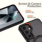 Tech-Protect MagRing Deksel - Samsung Galaxy S25 - MagSafe-kompatibel - Matt Svart