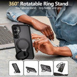 Tech-Protect MagRing Deksel - Samsung Galaxy S25 - MagSafe-kompatibel - Matt Svart