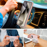 Tech-Protect Silikone Cover - Samsung Galaxy S25 - MagSafe Kompatibel - Lyserød