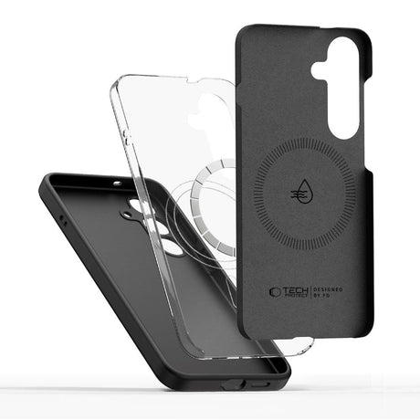 Tech-Protect Silikone Cover - Samsung Galaxy S25 - MagSafe Kompatibel - Sort
