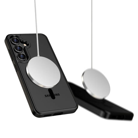 Samsung Galaxy S25+ (Plus) Tech-Protect Magmat Bakdeksel - MagSafe-kompatibelt - Matt Svart