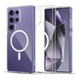 Samsung Galaxy S25 Ultra Tech-Protect Flexair Hybrid Bakdeksel - MagSafe-kompatibelt - Gjennomsiktig