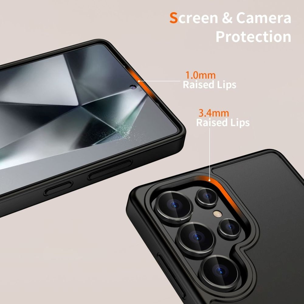 Samsung Galaxy S25 Ultra Tech-Protect Magmat Bakdeksel - Matt Svart