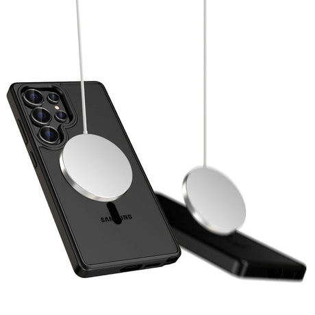 Samsung Galaxy S25 Ultra Tech-Protect Magmat Bakdeksel - MagSafe-kompatibelt - Matt Svart