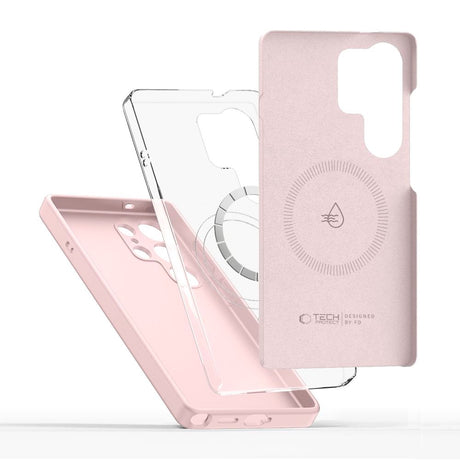 Tech-Protect Silikondeksel - Samsung Galaxy S25 Ultra - MagSafe-kompatibel - Rosa