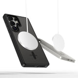 Samsung Galaxy S25 Ultra Tech-Protect Magmat Bagside Cover - MagSafe Kompatibel - Gennemsigtig / Sort