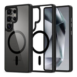 Samsung Galaxy S25 Ultra Tech-Protect Magmat Bagside Cover - MagSafe Kompatibel - Gennemsigtig / Sort