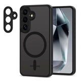 Tech-Protect MagCam Cover - Samsung Galaxy S25 - MagSafe Kompatibel - Mat Sort