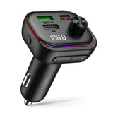 Tech-Protect Biloplader / FM Bluetooth Transmitter - USB-A & USB-C - Sort