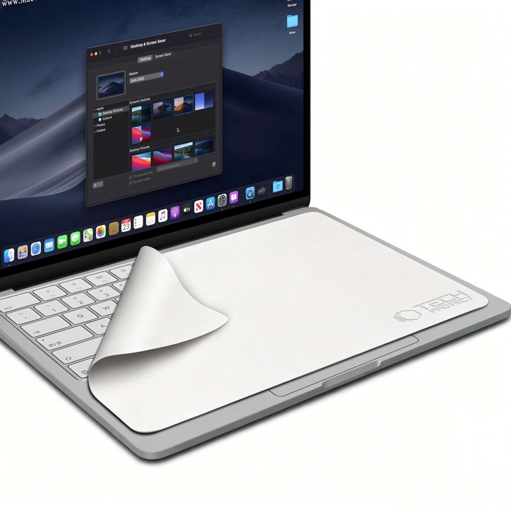 Tech-Protect Poleringsklud til Laptop Skærm 13-14" - Grå