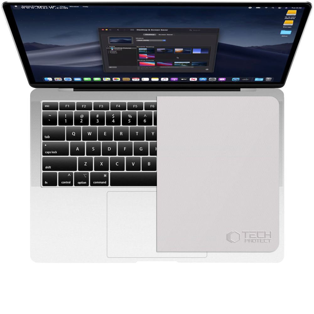 Tech-Protect Poleringsklud til Laptop Skærm 13-14" - Grå