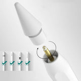 Tech-Protect Spidser til Apple Pencil - 4 stk - Hvid
