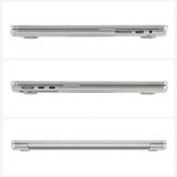 MacBook Pro 16 M5/M4/M3/M2/M1 (2026-2021) Tech-Protect Softshell Case - Gennemsigtig
