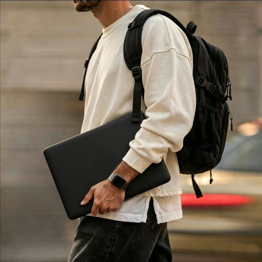 MacBook Air 15" M5/M4/M3/M2 (2026-2023) Tech-Protect Softshell Case - Mat Sort