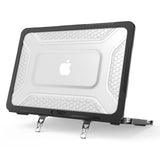 MacBook Neo 13 A18 (2026) Tech-Protect Kevlar Pro Case - Sort / Gennemsigtig