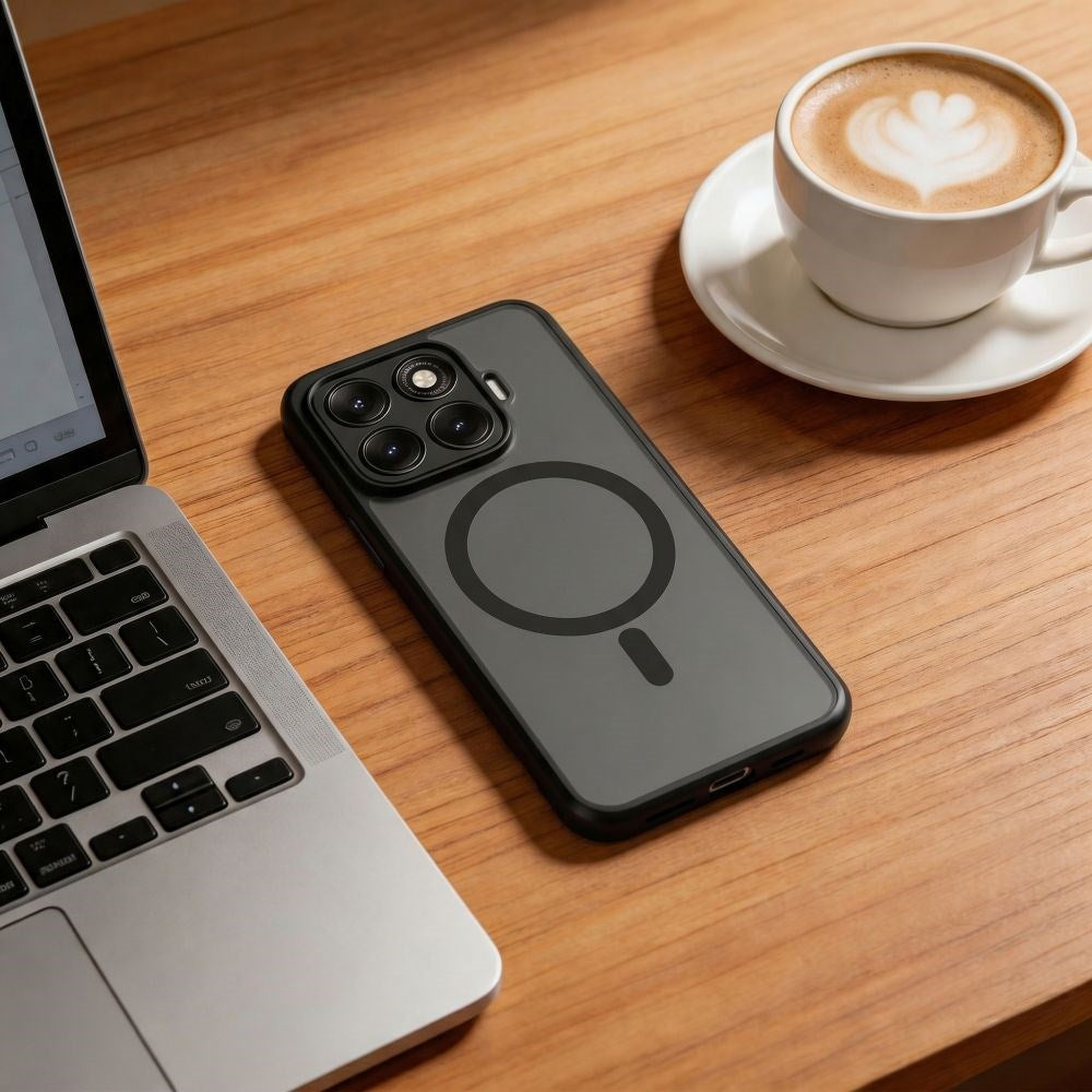 Xiaomi 17T Tech-Protect MagMat Hybrid Bagside Cover - MagSafe Kompatibel - Sort