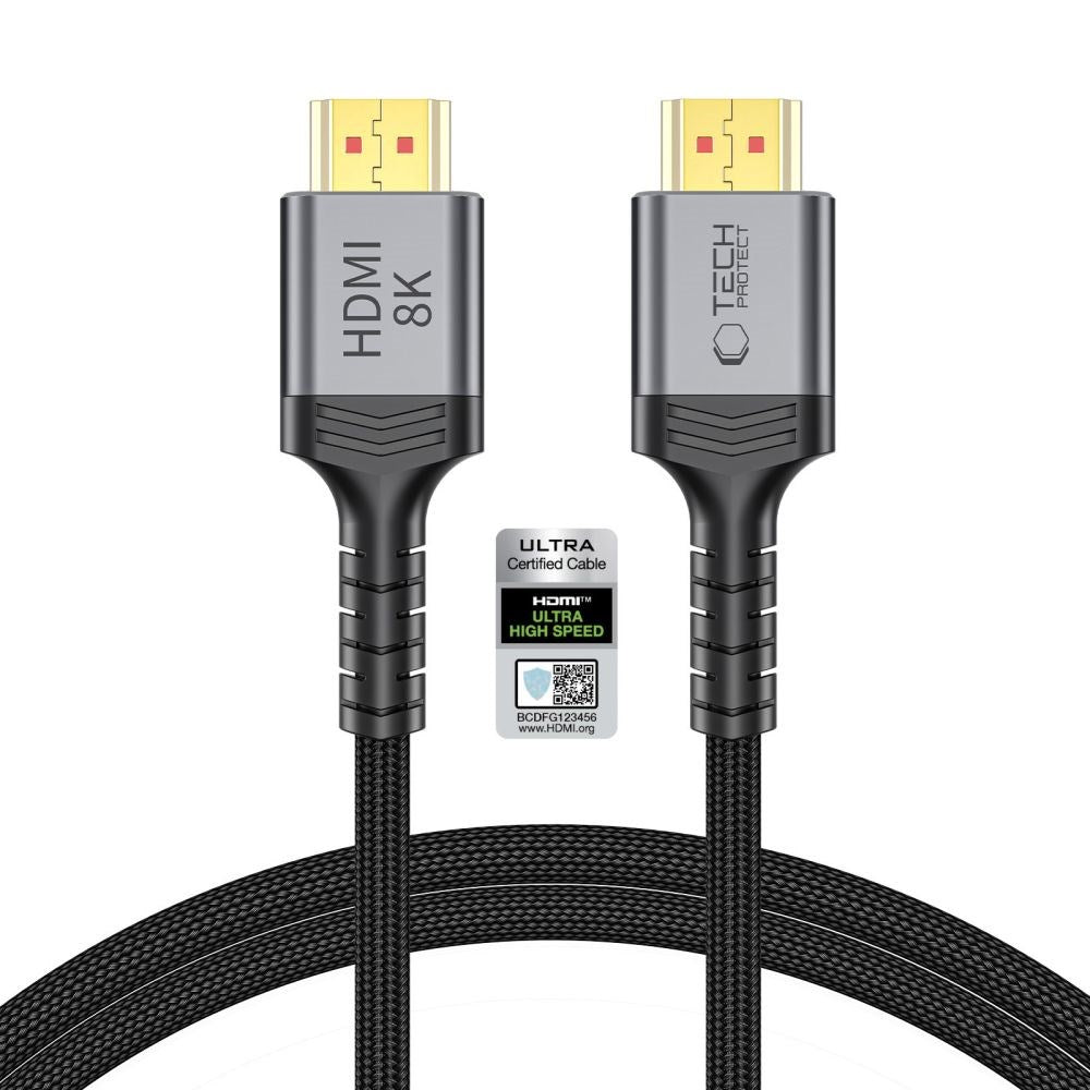 Tech-Protect UltraBoost HDMI til HDMI Kabel - 4K/120HZ / 8K/60HZ - 1m - Sort