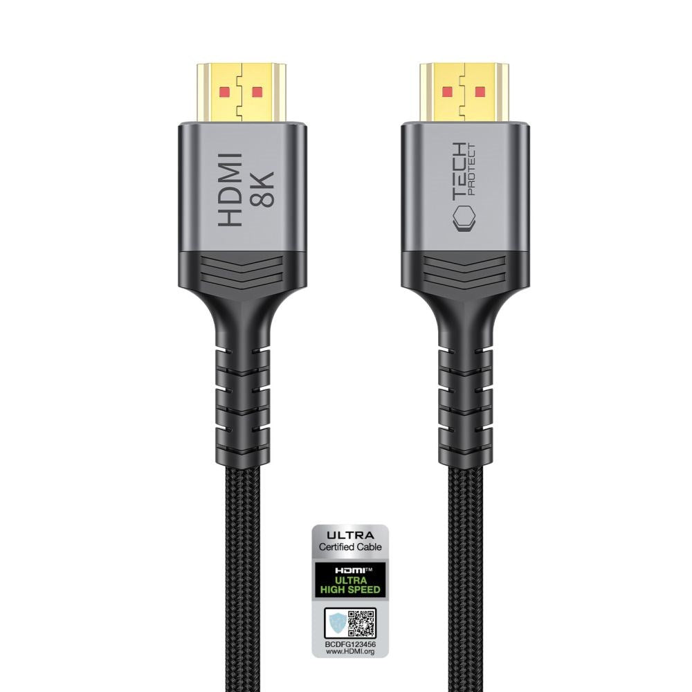 Tech-Protect UltraBoost HDMI til HDMI Kabel - 4K/120HZ / 8K/60HZ - 1m - Sort