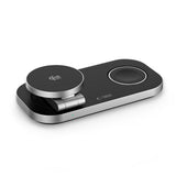 Tech-Protect A52 3-in-1 25W Trådløs Oplader: Smartphone & Smartwatch & Høretelefoner - MagSafe / Qi2 Kompatibel - Mørkegrå