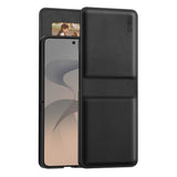Samsung Galaxy Z Flip8 Tech-Protect Wallet Kunstlæder Flip Cover - Sort